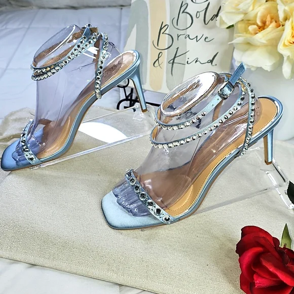 Strappy Stiletto Heels Elegant Wear Office Wear Career Wedding Prom - Picture 9 of 16